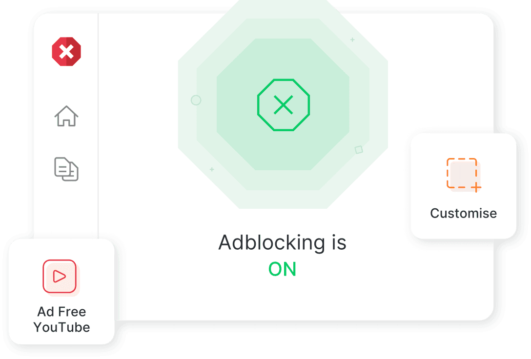 Bild mit einem Beispiel der Total&nbsp;Adblock-App-Oberfläche